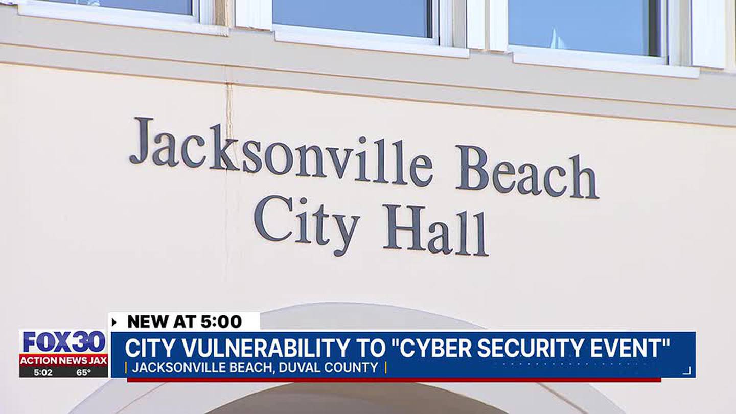 Jacksonville Beach vulnerability to “cyber security event” – Action News Jax